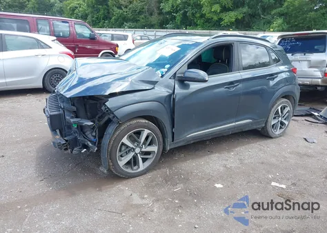 2019 Hyundai Kona Ultimate z USA, uszkodzony, nr VIN KM8K53A55KU192898
